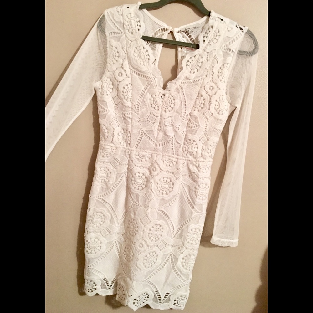Romantic Lace Mini Dress